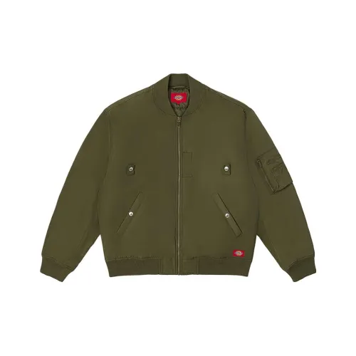 Dickies Хлопковый пуховик унисекс армейский зеленый