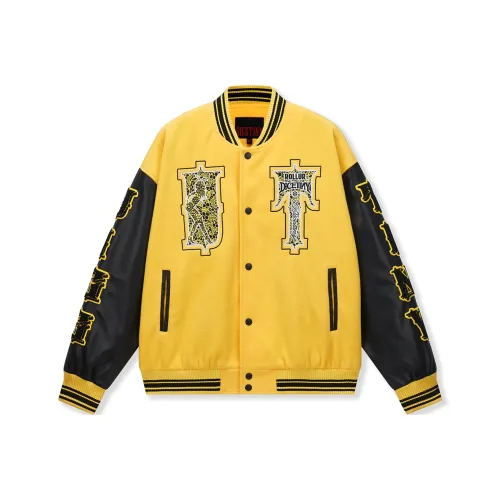 DICETINY Ярко-желтая унисекс куртка