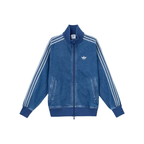 Adidas Originals Adicolor Джинсовый синий Мужские Джинсовые куртки
