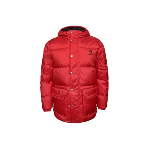 Конверс Красный Мужской Пуховик