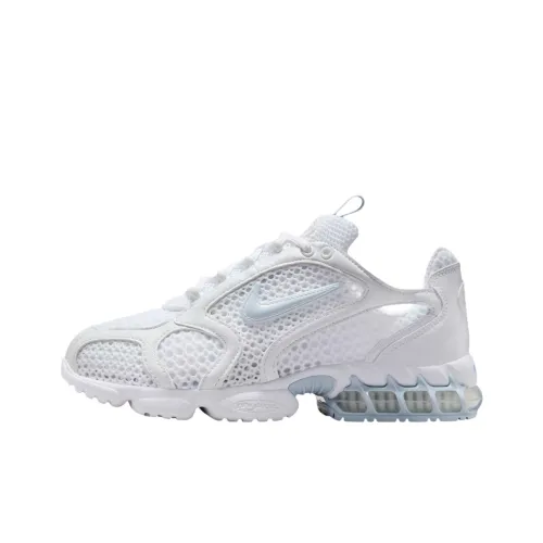Nike Air Zoom Spiridon Cage 2 Slip-Resistant Abrasion-Resistant Low Top Повседневная обувь Женская Белый Синий