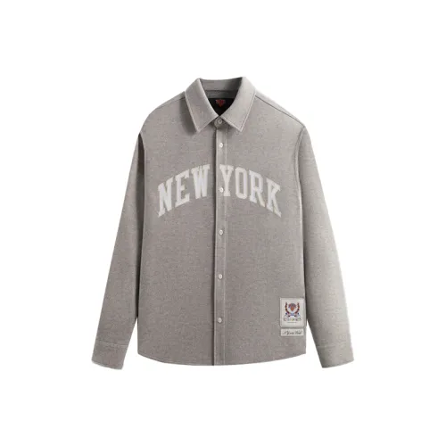 KITH x New York Knicks FW24 Куртка Мужская Серого цвета