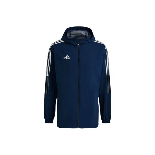 Adidas Tiro 21 Куртка Мужская Темно-синяя
