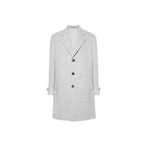 Eleventy FIRSTCLASS Made IN Italy SS24 Пальто Мужское Белый Серый