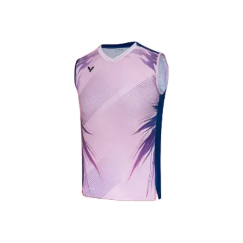 VICTOR Capsule Tank Top Men's Dark Pink Blue