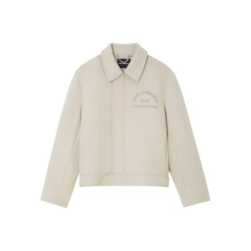 Куртки и пальто Karl Lagerfeld Мужской Серый Бежевый