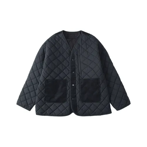 DECESOLO Чёрно-синий Унисекс Объёмные куртки (пуфы)