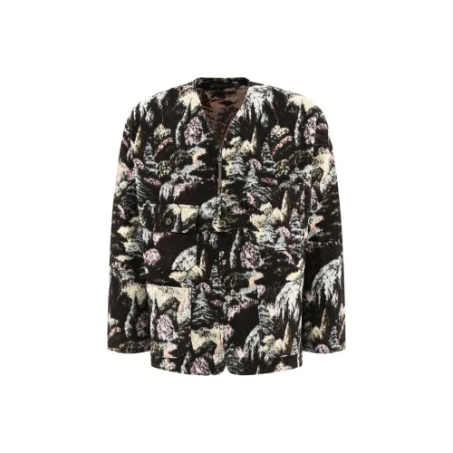 Куртки и пальто для мужчин зеленые совместный проект Engineered Garments