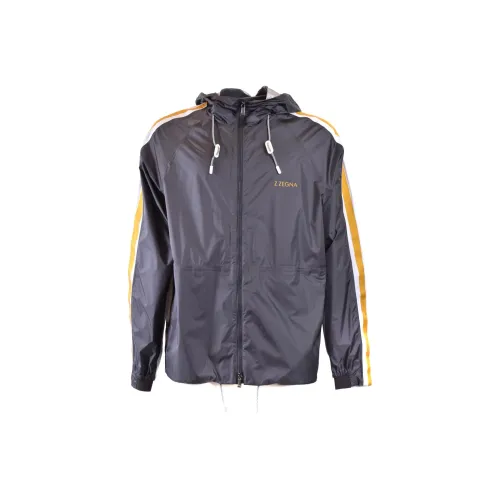 Ermenegildo Zegna Серые Мужские Куртки