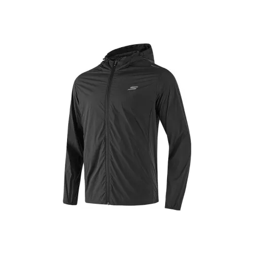 Skechers Sports Collection Угольный черный/0018 Мужская одежда для защиты от солнца