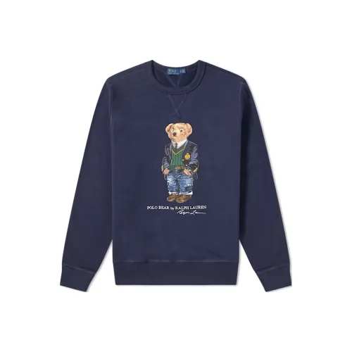 Polo Ralph Lauren FW23 Толстовка Мужской Морской Синий