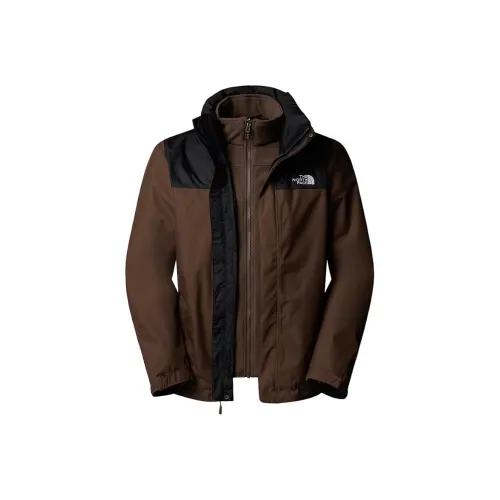 THE NORTH FACE Куртки и Пальто Мужской Дымчатый Коричневый Черный