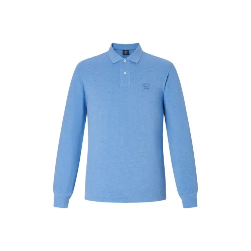 GOOD LUCK GLADIUS Поло Мужское Светло-Серый Синий