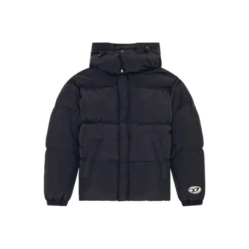 DIESEL Мужские черные пуховики