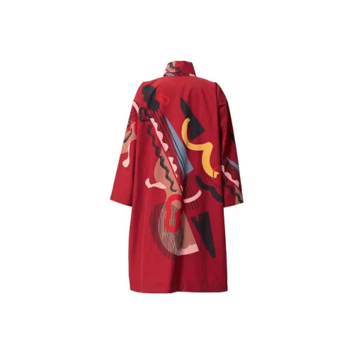 Homme Plissé Issey Miyake Пальто Мужское Красное