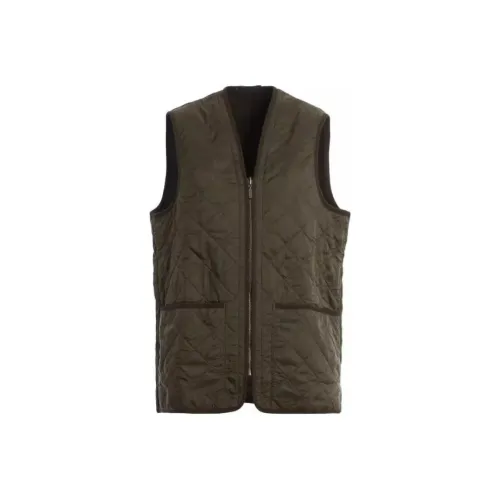 BARBOUR Зеленый Мужской Жилеты