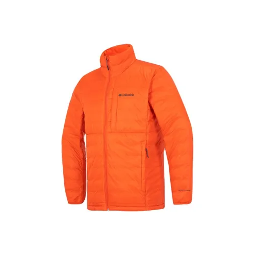Columbia Пуховик Мужской Оранжевый