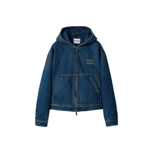 MIU MIU Denim Jacket Men's Blue