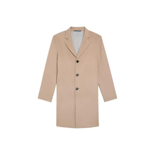 THEORY Коричневый Серый Мужское Пальто