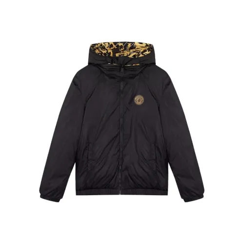 VERSACE Пуховик Мужской Черный