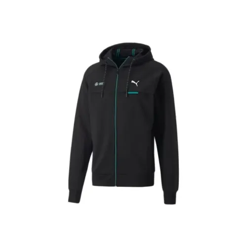 PUMA Mercedes AMG Petronas Motorsport Formula One С капюшоном Свитшот Куртка Мужской Черный