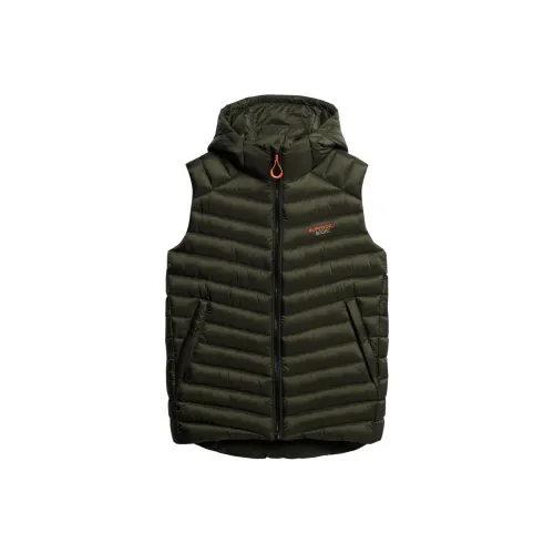 SUPERDRY Жилет Мужской Оливково-зеленый