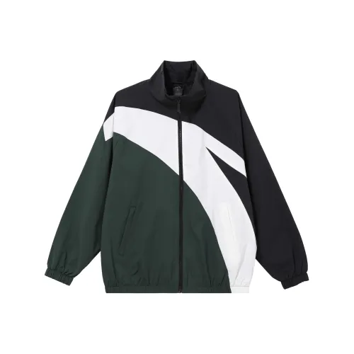 ANTA Куртка Унисекс Основной черный Зеленый дуб