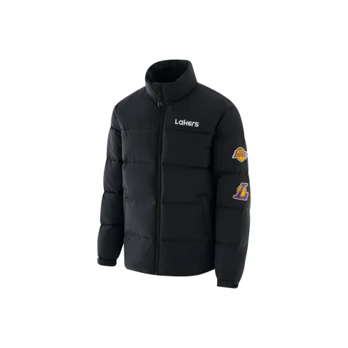 NBA Los Angeles Lakers Полночный черный Унисекс Пуховики