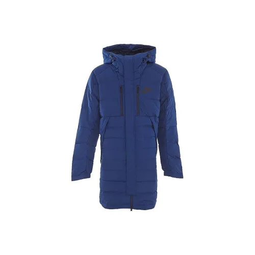 NIKE Синий Унисекс Пуховики