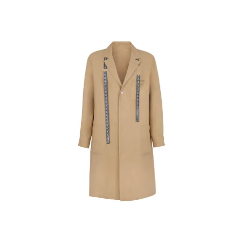Fendi Бежевый Мужской Пальто