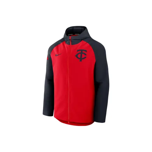 nike x MLB Minnesota TwinsTherma Аутентичная Коллекция Куртки и Пальто Мужской Красный