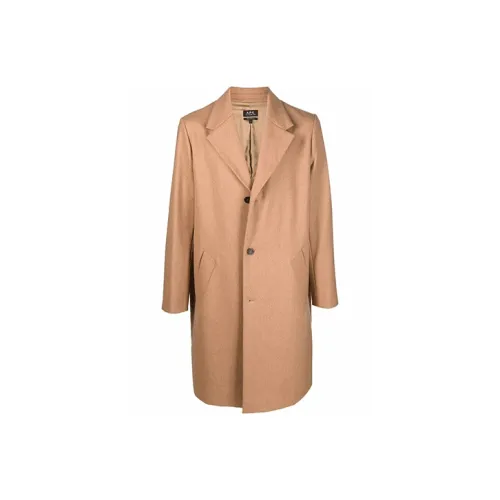 A.P.C. Joint Paragraph Коричневый Мужской Пальто