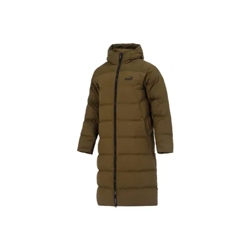 PUMA Темно-зеленый Мужской Пуховик