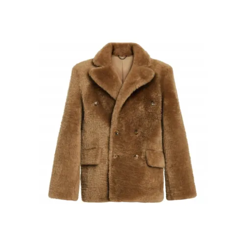 LOUIS VUITTON Новые ежеквартальные продукты LV Коричневое мужское пальто