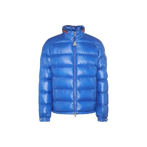Moncler Bourne Пуховик Мужской Синий