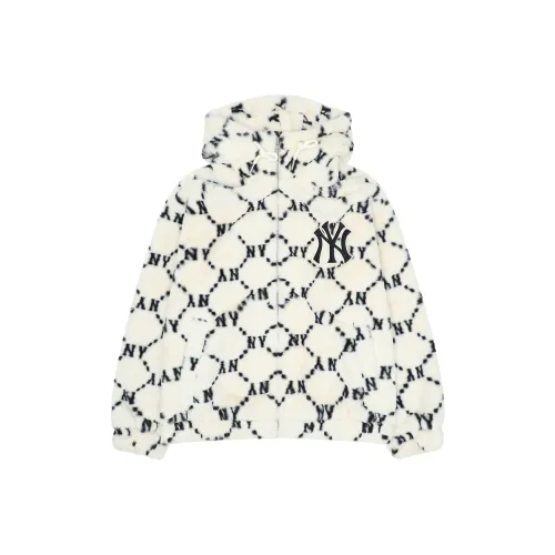 MLB Old Flower Крем Унисекс Бархатные куртки