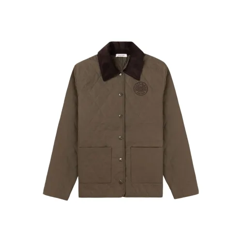 SPORTY & RICH Коричневая унисекс куртка