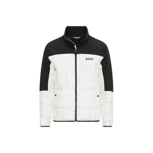 Hugo Boss Черный Белый Мужская Куртка