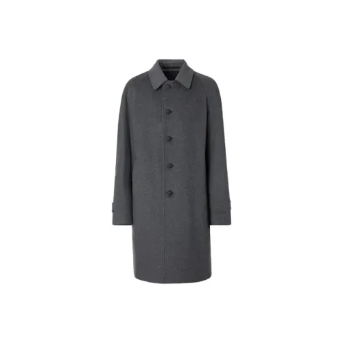 Burberry Темно-серый мужской пальто