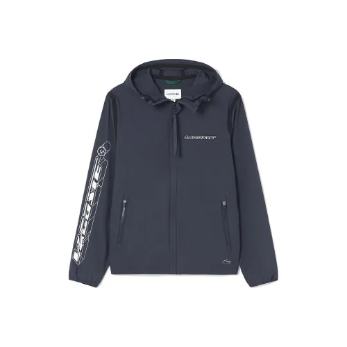 Куртки и пальто LACOSTE Collaboration Мужские Темно-синие