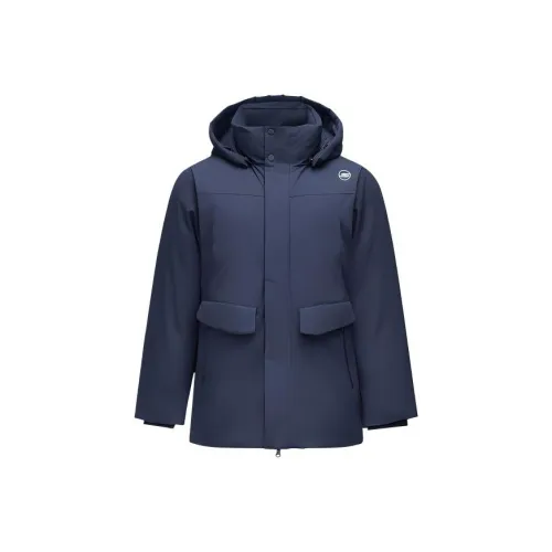 Skechers Пуховик Мужской Морской Синий