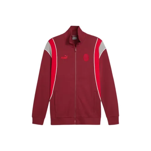 PUMA AC MILAN FtblArchive Track Куртка Куртки Пальто Мужской Imperial Красный