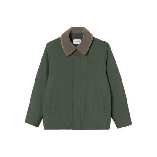LACOSTE Пуховик Мужской Хаки Зеленый