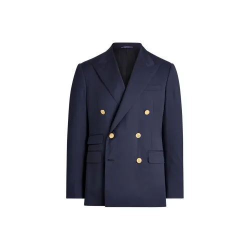 Ralph Lauren Темно-синий Синий Мужской Деловой Костюм