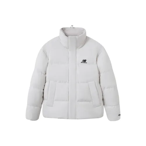 New Balance совместный бренд Пуховик Мужской Кремовый Белый