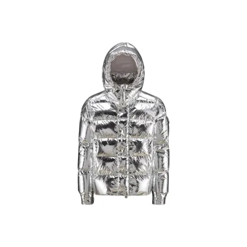 Серия Moncler Maya, серебристо-белый, мужские пуховики