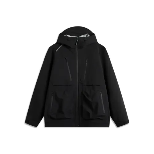 Подкладка водонепроницаемая ветрозащитная дышащая водоотталкивающая. Флис подогревающий 3 в 1 ветровка. Унисекс черный