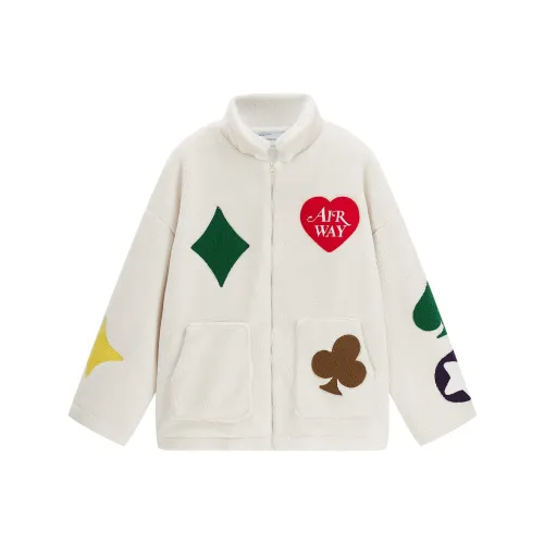 AIRWAY Loose Fit Jacket Unisex White