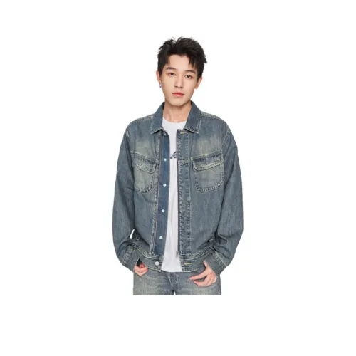 Мужская куртка из денима Lee Co-branded винтажный синий