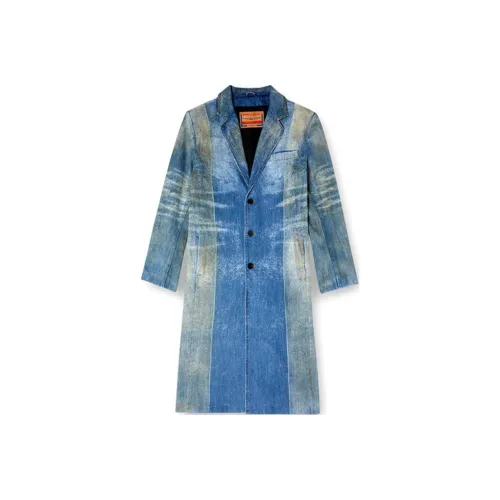 DIESEL Синий Мужской Пальто